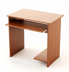 Компьютерный стол Малый упрощённый (Беленый дуб) в Боготоле - bogotol.katalogmebeli.com | фото 2