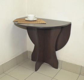 Стол кухонный Компакт (Венге темный) в Боготоле - bogotol.katalogmebeli.com | фото 1