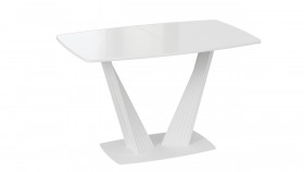 Стол раздвижной «Фабио» Тип 1 Белый в Боготоле - bogotol.katalogmebeli.com | фото 4