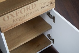 Стол с ящиками «Оксфорд» (Ривьера/Белый с рисунком) в Боготоле - bogotol.katalogmebeli.com | фото 10