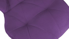 Стул «Elvis» Т7 (Черный муар/Велюр S002 фиолетовый) в Боготоле - bogotol.katalogmebeli.com | фото 3