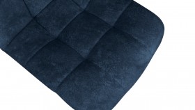 Стул «Райс» К3 Черный муар/Микровелюр Wellmart Blue в Боготоле - bogotol.katalogmebeli.com | фото 3