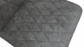 Стул «Стенли» К3 Черный муар/Микровелюр Wellmart Graphite в Боготоле - bogotol.katalogmebeli.com | фото 3