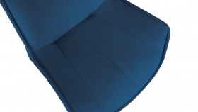 Стул «Тейлор» К3 Исп. 2 Черный муар/Велюр Confetti Blue в Боготоле - bogotol.katalogmebeli.com | фото 3