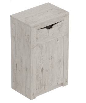 Тумба с дверцей и ящиком Соренто Дуб бонифаций/Кофе структурный матовый в Боготоле - bogotol.katalogmebeli.com | фото