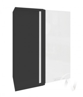 Угловой шкаф Валерия-М ШВУ 699 (Белый металлик/Венге/верхний/высокий) в Боготоле - bogotol.katalogmebeli.com | фото