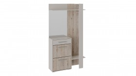 Шкаф для одежды «Нуар» тип 1 Фон серый/Дуб сонома в Боготоле - bogotol.katalogmebeli.com | фото 2