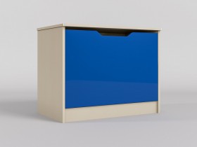 Ящик для игрушек Скай люкс (Синий/корпус Клен) в Боготоле - bogotol.katalogmebeli.com | фото