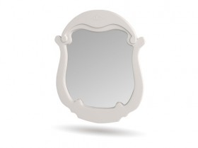 Зеркало настенное Мария (Белый глянец) в Боготоле - bogotol.katalogmebeli.com | фото 1